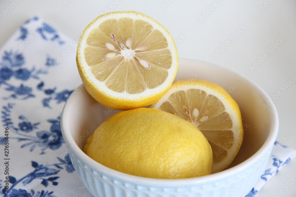 lemon on a plate lemon on a plate