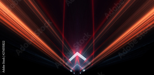 Abstract light tunnel