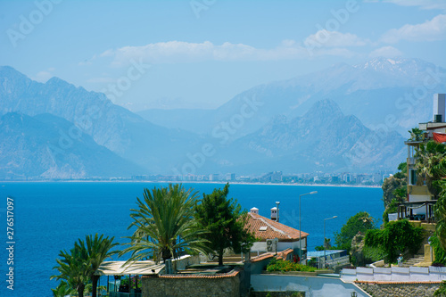 Antalya, old town, view of the Mediterranean sea.Bright Sunny summer day © Dmitriy