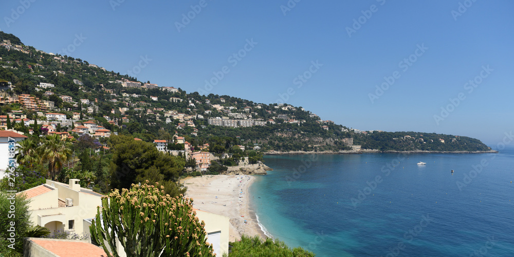 Roquebrune-Cap-Martin, Provence-Alpes-Côte d'Azur, France. Cote d'Azur of French Riviera.