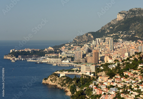 Fototapeta Naklejka Na Ścianę i Meble -  Monaco and Beausoleil, Cote d'Azur of French Riviera