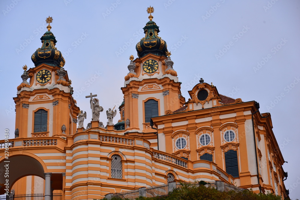 Low angle view of the monastery; Stift Melk;Vienna;Austria