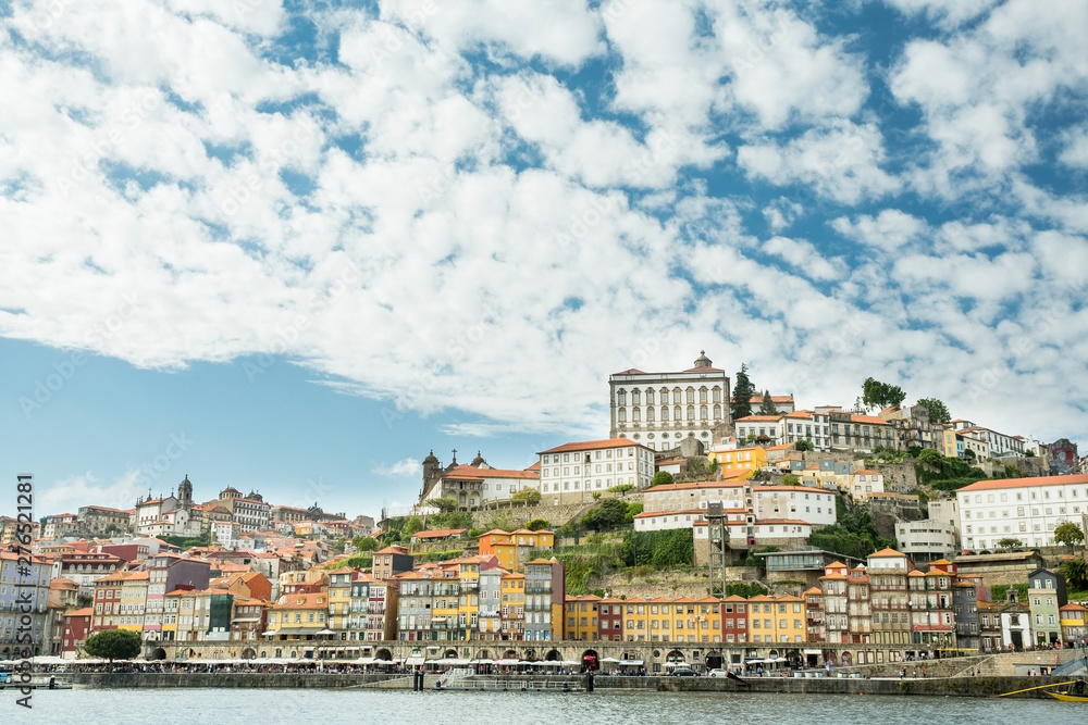 Porto, Portugal. Buildings by the river Douro