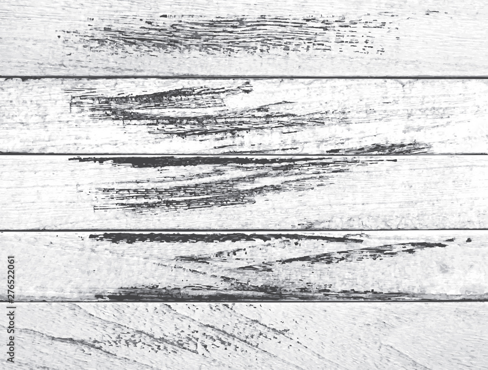 Obraz premium white wooden planks, vector background texture