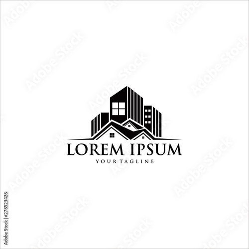 modern home logo design concept