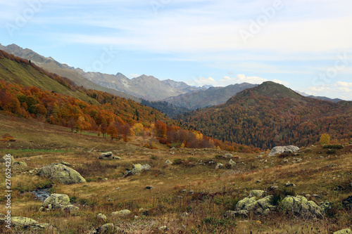 Autumn in the Caucasus Mountains. © Nadzeya