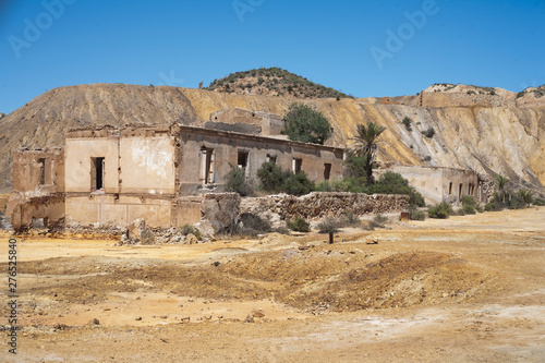 Disused lead mines in Murcia, Spain