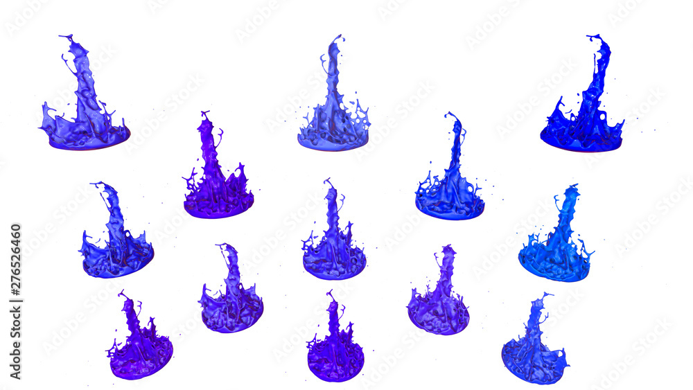 paint flew out of the jar on white background. Simulation of 3d splashes of ink on a musical speaker that play music. beautiful splashes as a bright background. Cool shades 10 paint flew out of the jar on white background. Simulation of 3d splashes of ink on a musical speaker that play music. beautiful splashes as a bright background. Cool shades 10