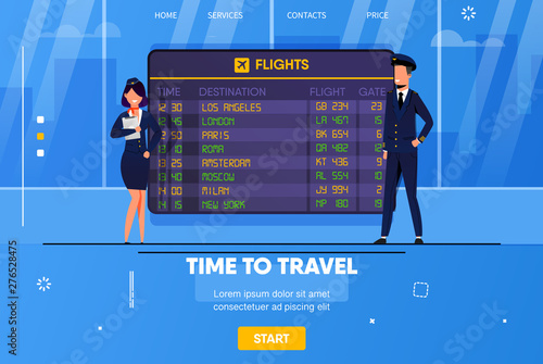 Pilot and stewardess staying 