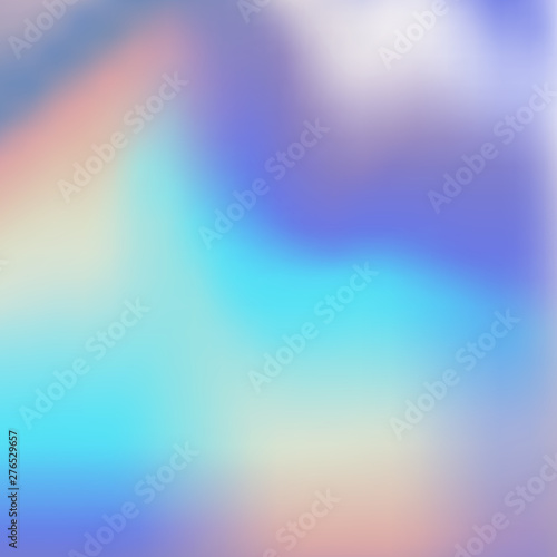 Holographic abstract background in pastel, neon color design.