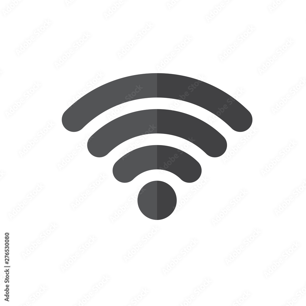 wireless wifi icons isolated on white background wireless wifi icons isolated on white background