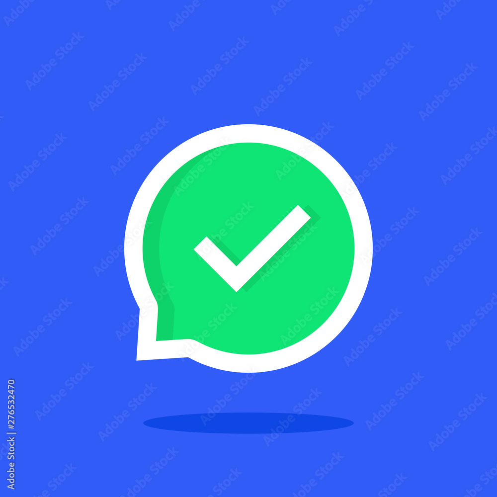 complete check bubble or tick icon complete check bubble or tick icon