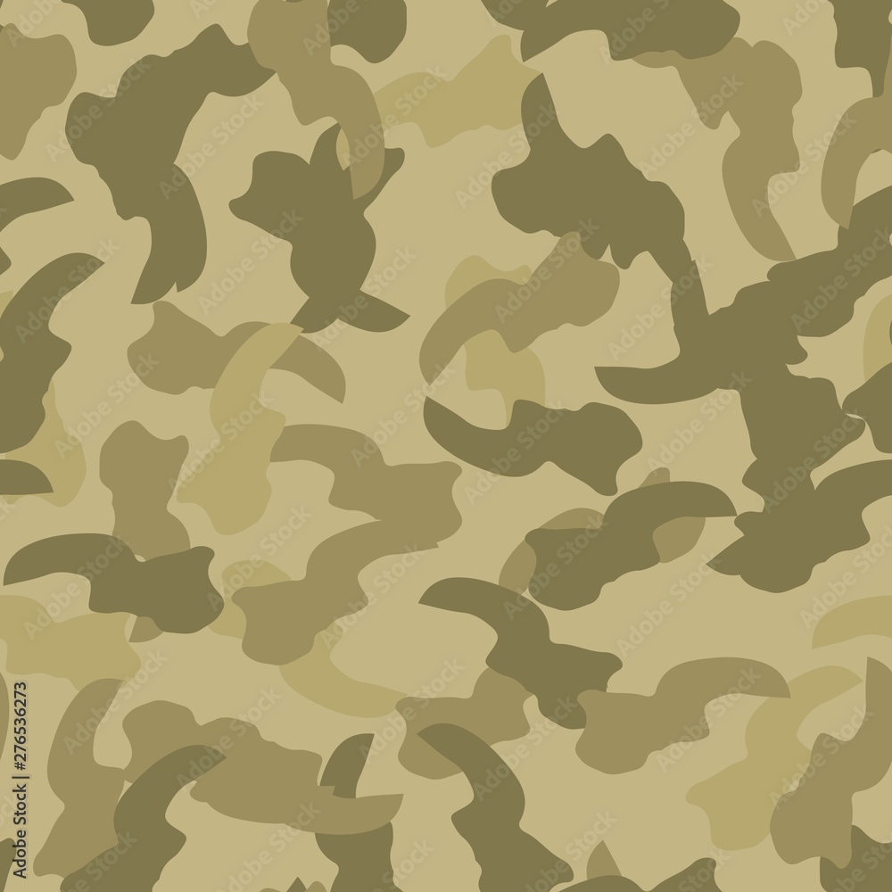 Sand camouflage of various shades of green, olive and beige colors Sand camouflage of various shades of green, olive and beige colors