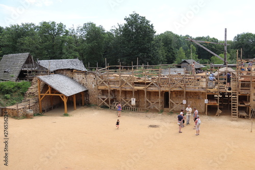 Chantier du château de Guédelon, Bourgogne  photo