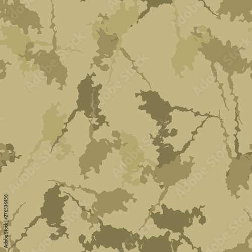 Sand camouflage of various shades of green  olive and beige colors
