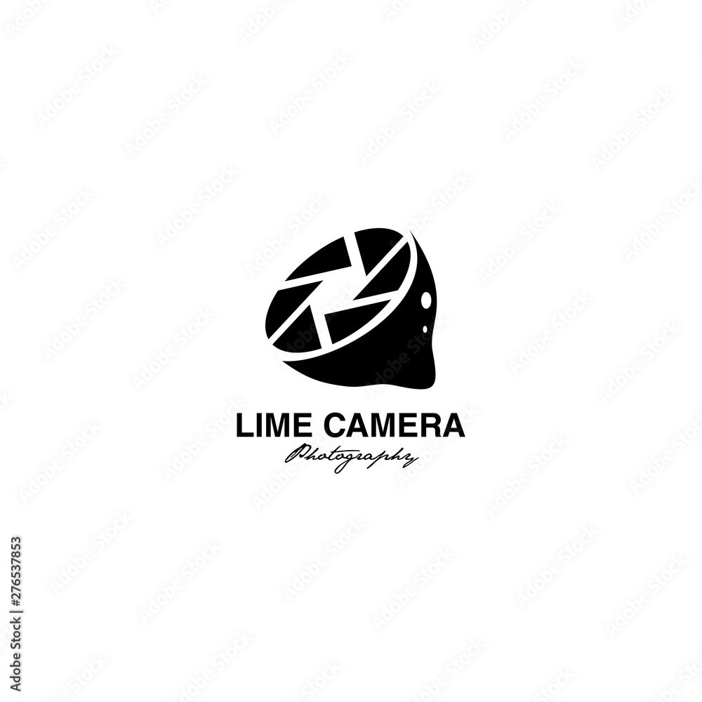 lime camera logo design vector lime camera logo design vector