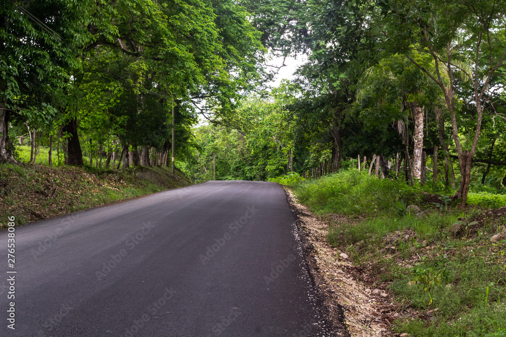 Road, Guanacaste, Costa Rica.