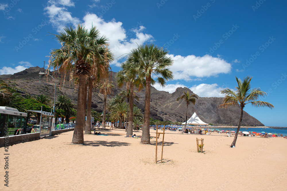 Teresitas beach, near Santa Cruz on Tenerife, Canary Islands, Spain.