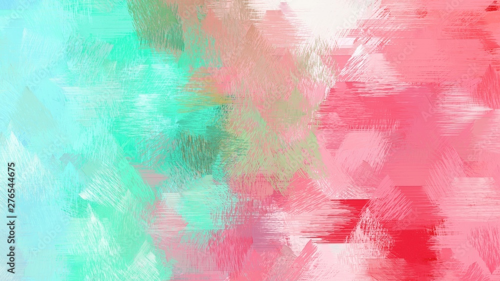 dirty brushed grunge background with pastel gray, turquoise and light coral colors. use it as wallpaper or graphic element for poster, canvas or creative illustration