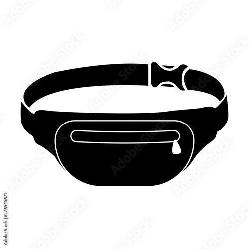 Waist Bag icon on white