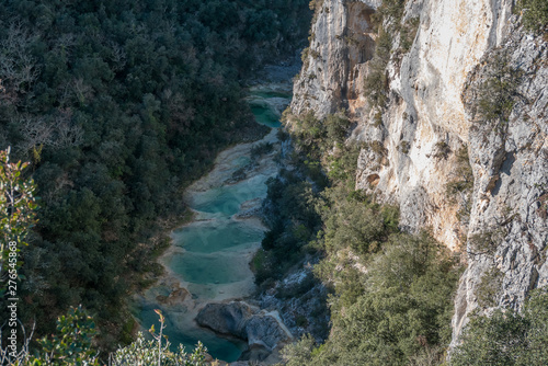 The gorges of Concluse de Lussan near the village of Lussan, Gard, France