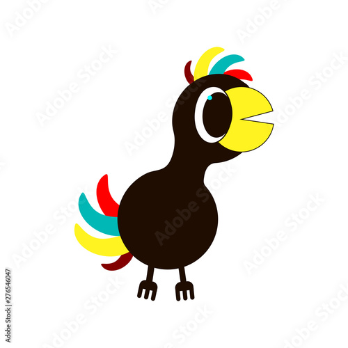 Cartoon Cute Parrot