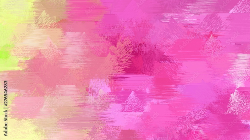 watercolor background with brushed hot pink, wheat and pastel magenta color. abstract art illustration. use it as wallpaper or graphic element for poster, canvas or creative illustration