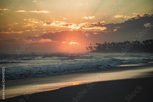 Sunrise on beach in Punta Cana Dominican Republic