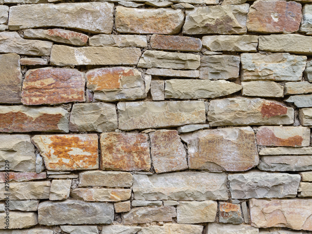 Fragment of a wall from a natural stone Fragment of a wall from a natural stone