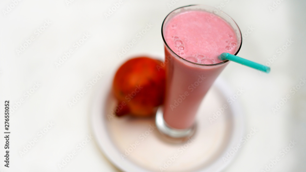 Milk With permanganate juice Milk With permanganate juice