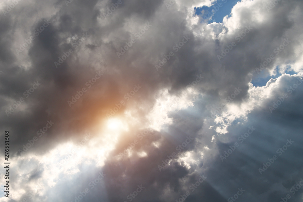 Fototapeta premium blue sky with clouds