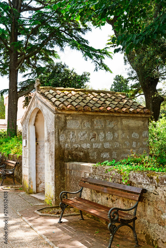 chapel on  Kosljun Island  near Krk. Croatia