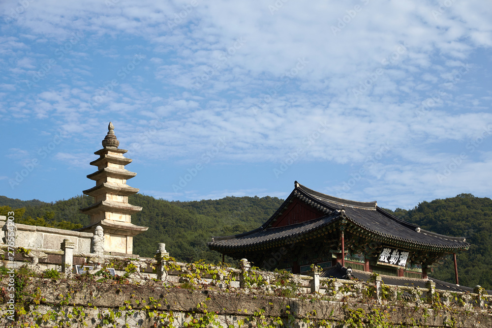 Geumsansa is a famous temple in Gimje-si, Korea.