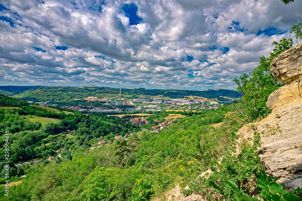 A part of Jena Thuringia from above