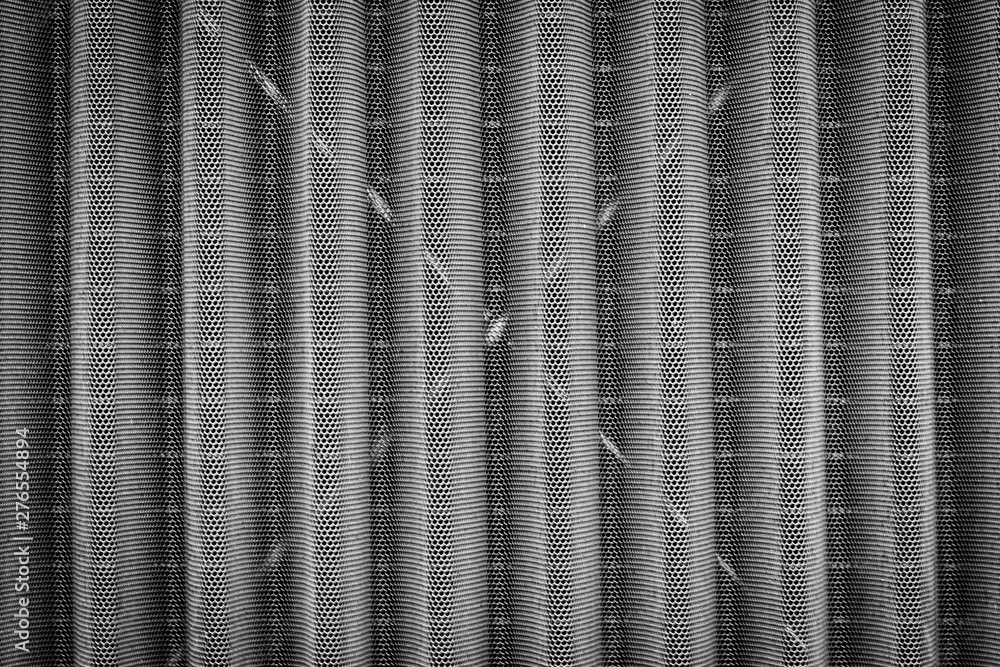 grille on a tractor / car. Front view grille on a tractor / car. Front view