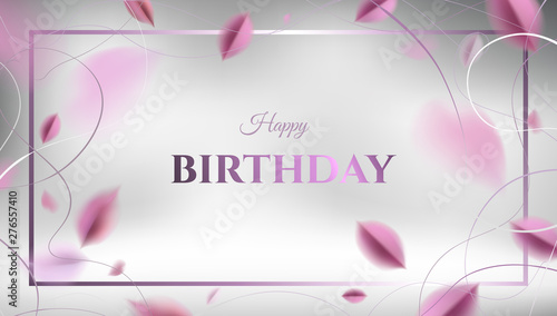 Photography Luxury Happy birthday card