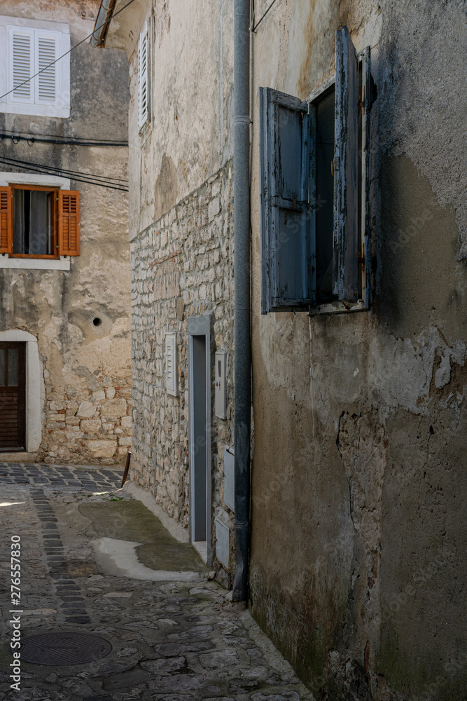 street in old town of croatia