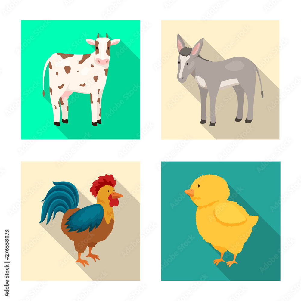 Isolated object of breeding and kitchen icon. Set of breeding and organic stock vector illustration.