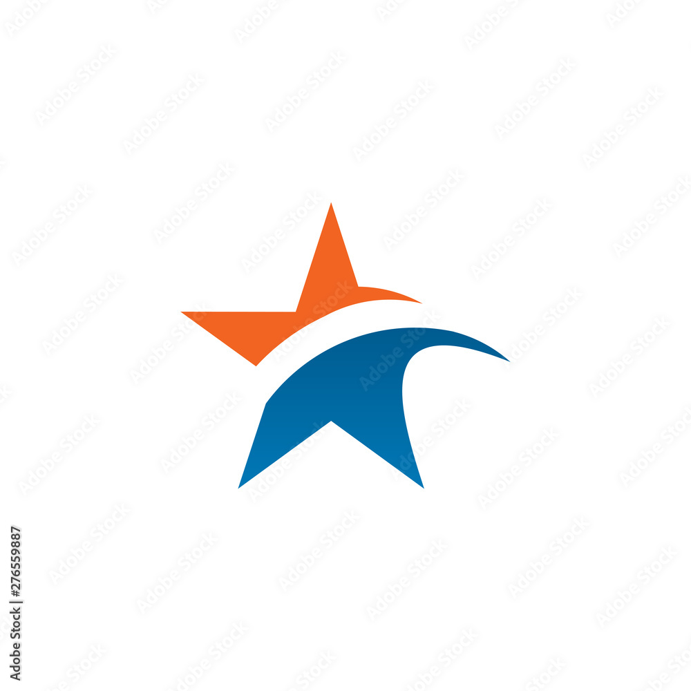 Stars icon logo design vector template Stars icon logo design vector template