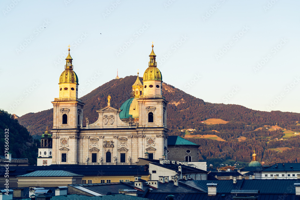Salzburg Cathedral is the seventeenth-century Baroque cathedral of the Roman Catholic Archdiocese of Salzburg in the city of Salzburg, Austria