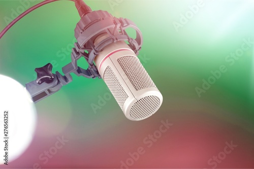 Wallpaper Mural Microphone in   digital studio   on background Torontodigital.ca