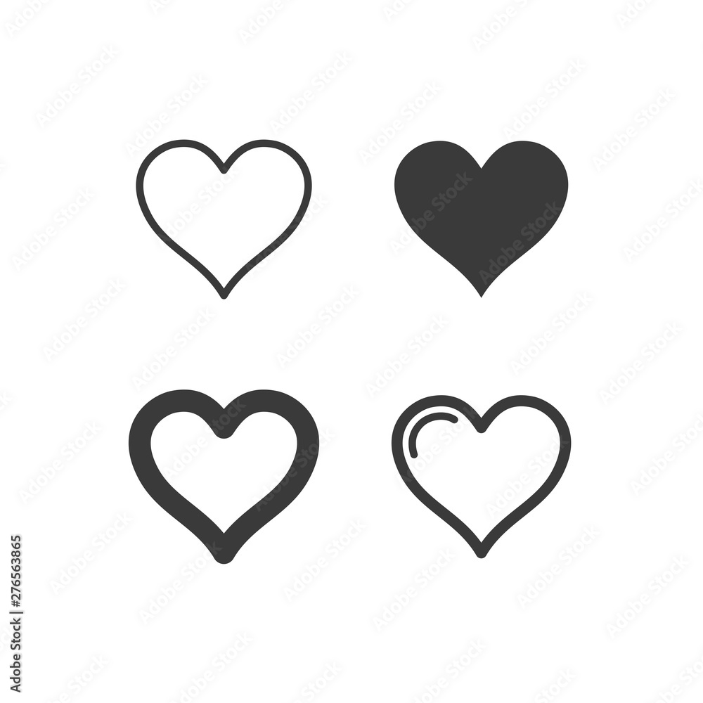 Heart Love icon template black color editable. Heart Love symbol vector sign isolated on white background. Simple logo vector illustration for graphic and web design. Heart Love icon template black color editable. Heart Love symbol vector sign isolated on white background. Simple logo vector illustration for graphic and web design.