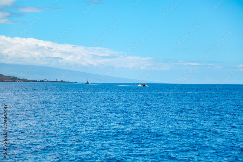 sea and blue sky  in Hawaii