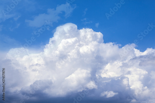 white storm clouds