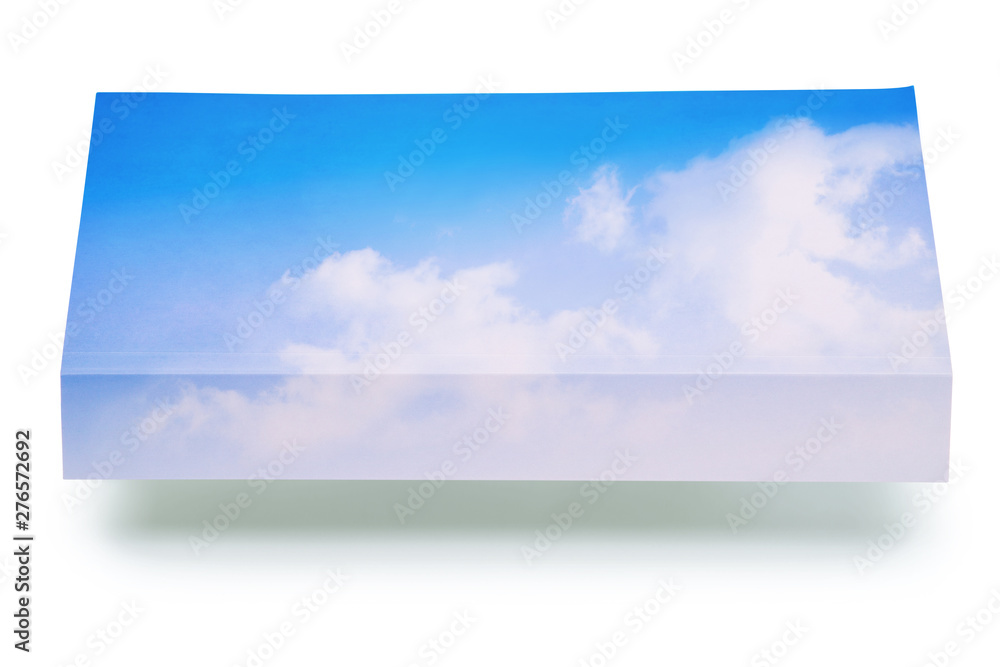 Naklejka premium air book - clipping path