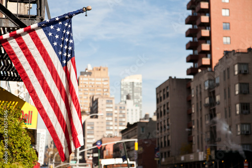 american flag in new york city © federico neri