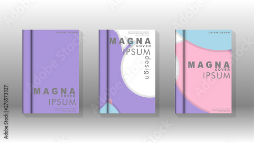 Abstract low circle shape background for corporate business annual report book cover brochure flyer poster. Eps10 vector template