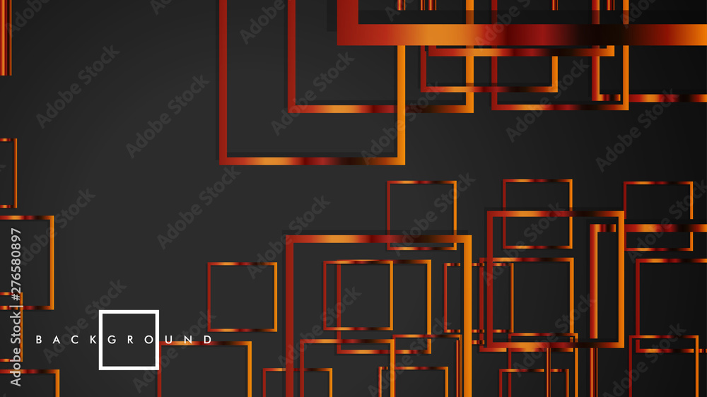 Vector Modern Abstract Squares Backgrounds . with a black and metal color gradient. eps 10 template Vector Modern Abstract Squares Backgrounds . with a black and metal color gradient. eps 10 template