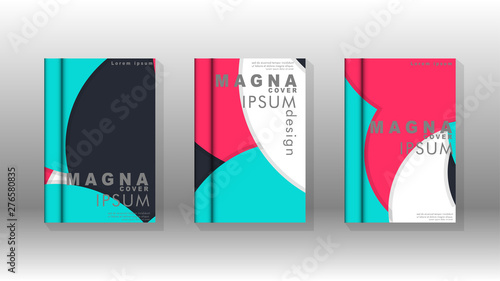 Abstract low circle shape background for corporate business annual report book cover brochure flyer poster. Eps10 vector template