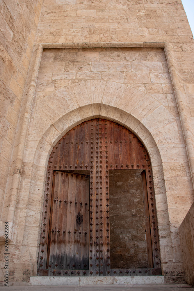 old door of church